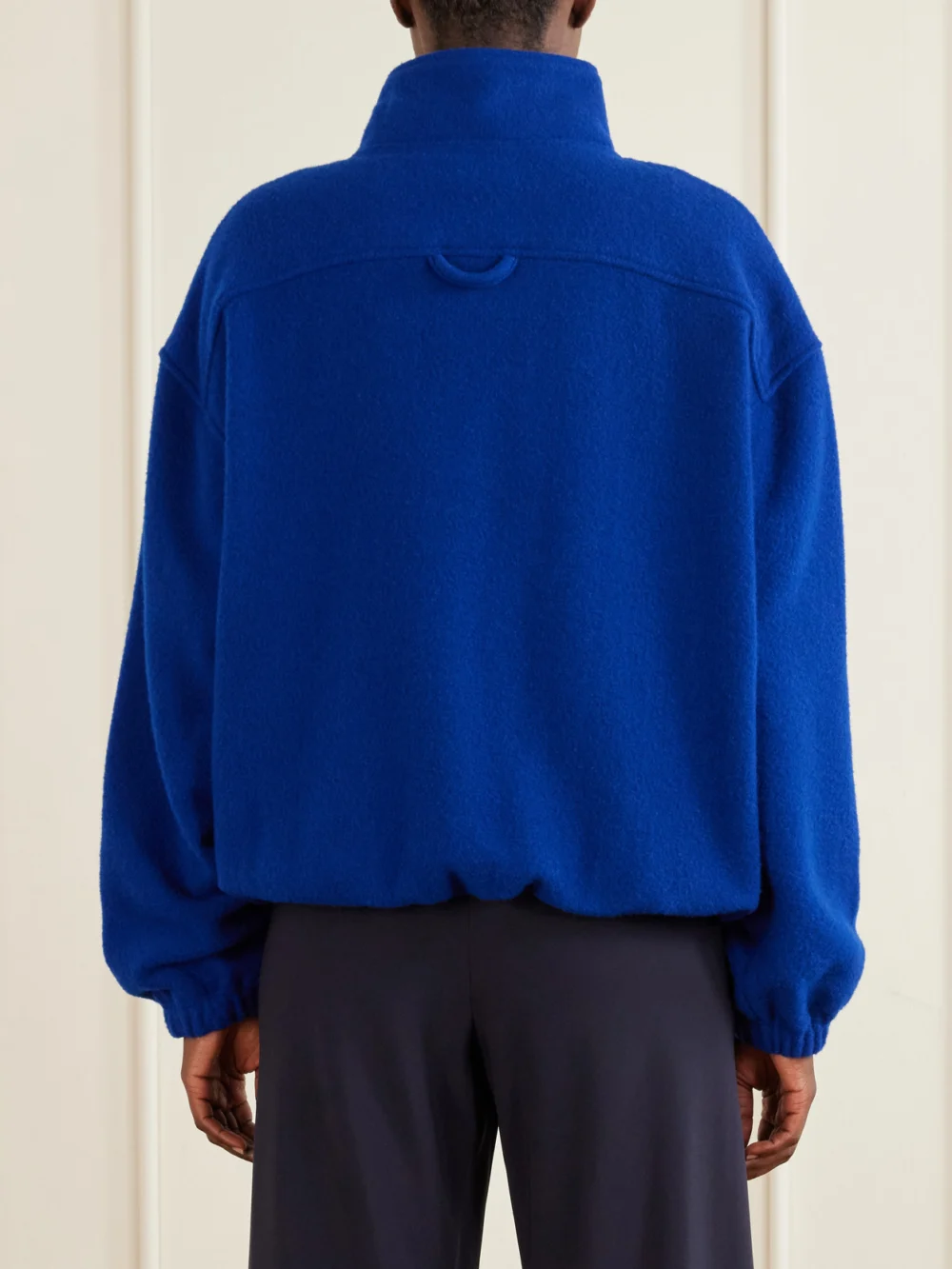 Back view of the Rier Polar Wool-fleece Half-zip Sweatshirt