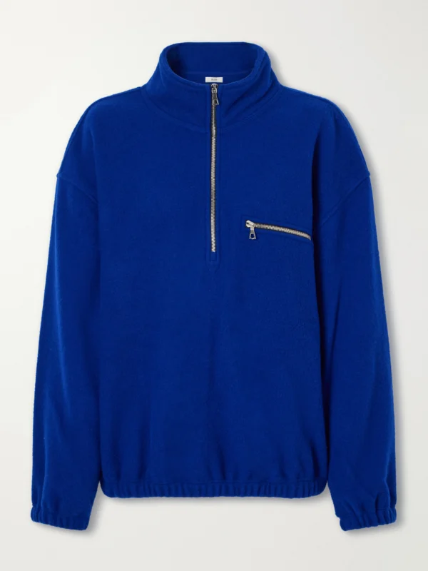 Rier Polar Wool-fleece Half-zip Sweatshirt