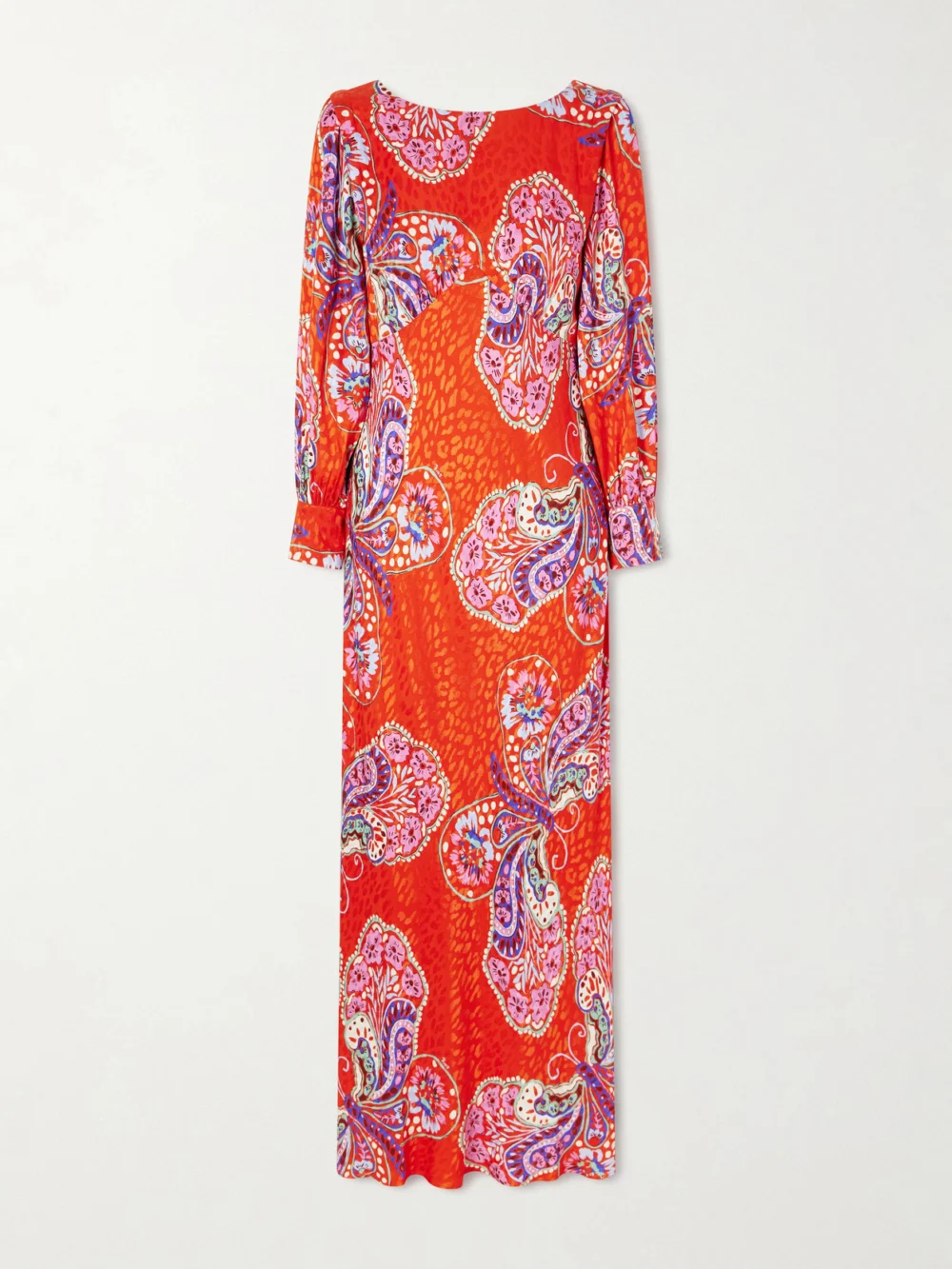 Rixo Marni Maxi Dress in red