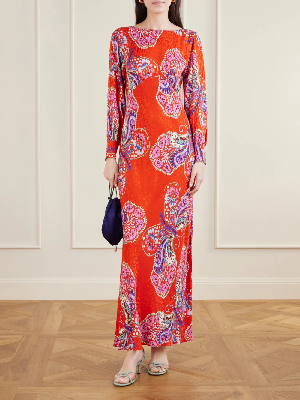 Rixo Marni Maxi Dress, worn by a model
