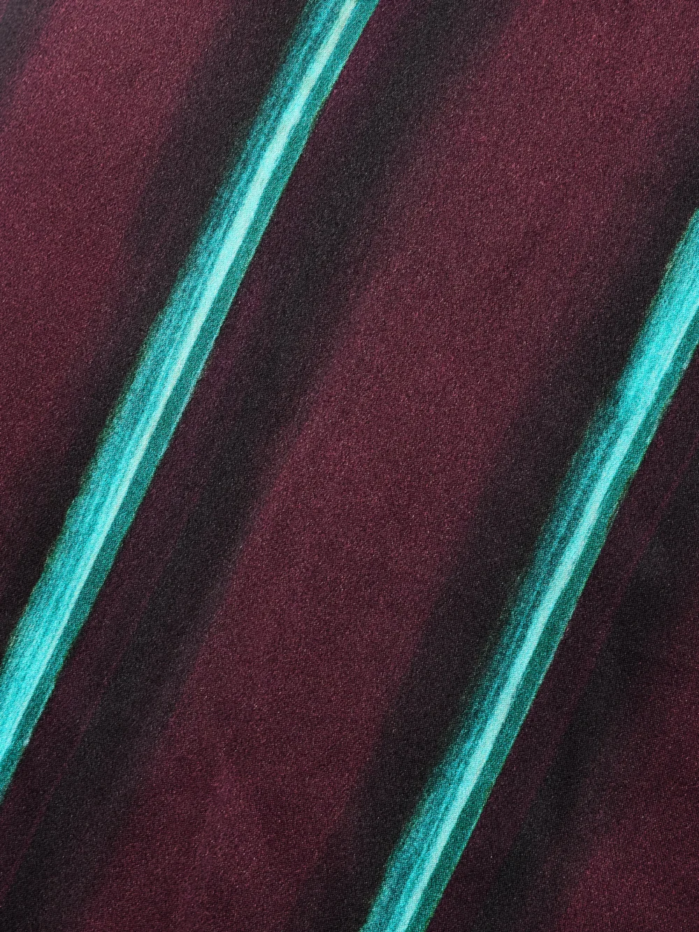 Close-up detail of the Roksanda Arneau Striped Silk-satin Wide-leg Pants
