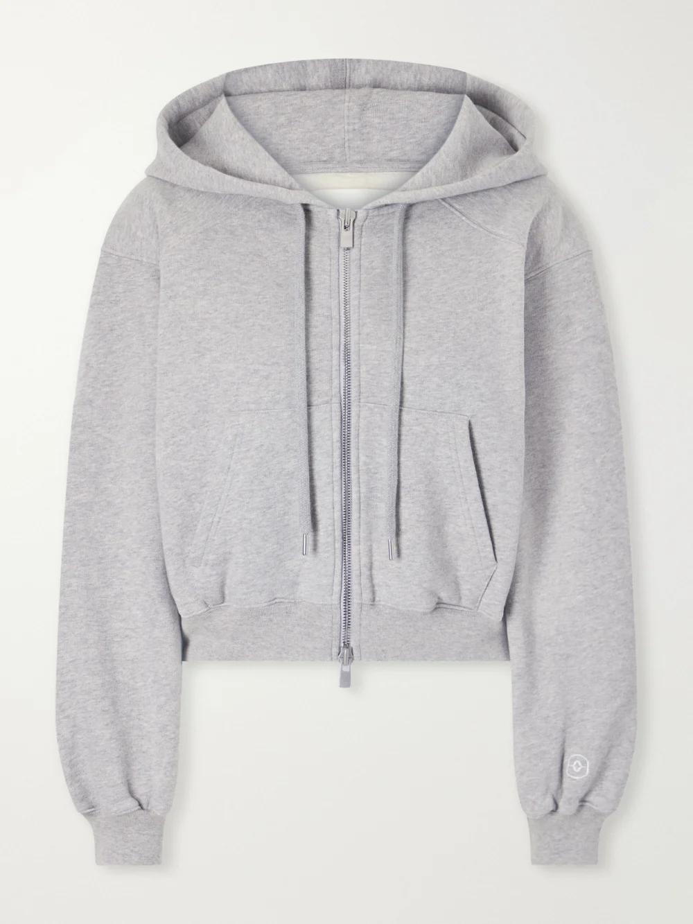 Rùadh The Augustine Organic Cotton-jersey Hoodie in gray