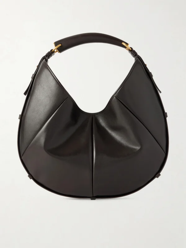 Saint Laurent Mombasa Paneled Leather Shoulder Bag