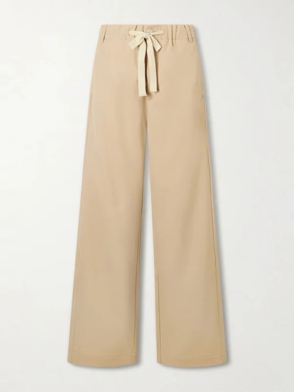 Sanderlak Twill Wide-leg Pants