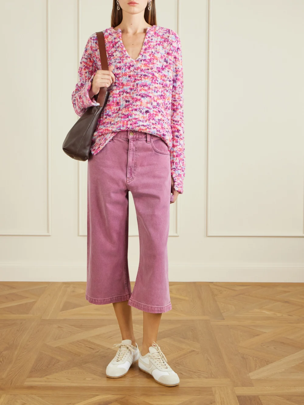 Sanderlak Wool-blend Sweater, worn by a model