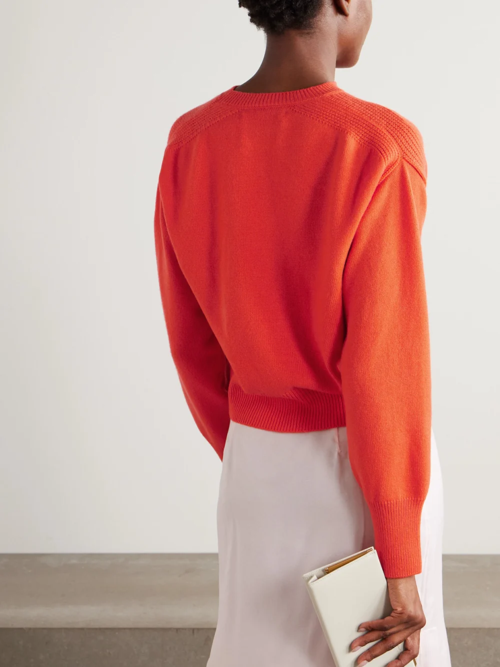 Back view of the Sasuphi Cashmere Sweater