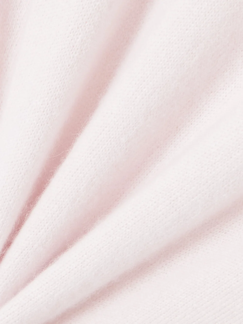 Close-up detail of the Sasuphi Cropped Cashmere T-shirt