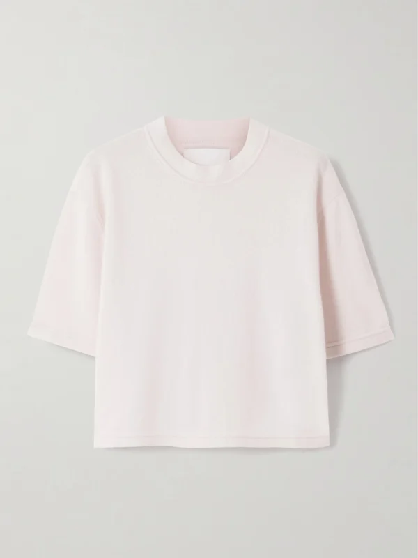 Sasuphi Cropped Cashmere T-shirt