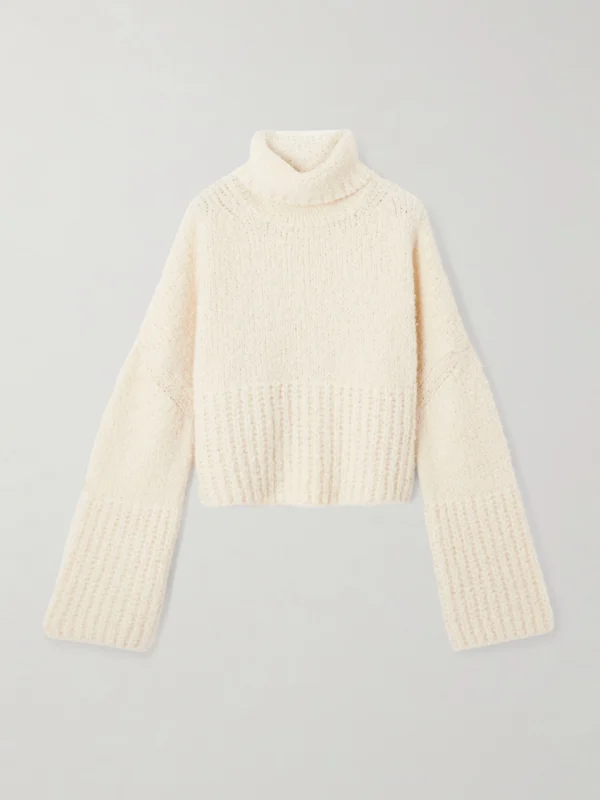 Sasuphi Teddy Cropped Cashmere, Alpaca and Silk-blend Sweater