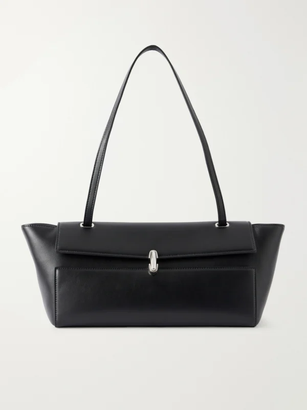 Savette Symmetry Trapeze Leather Shoulder Bag