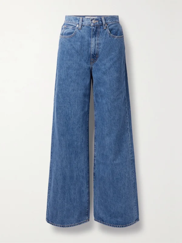 Slvrlake Eva Organic High-rise Wide-leg Jeans