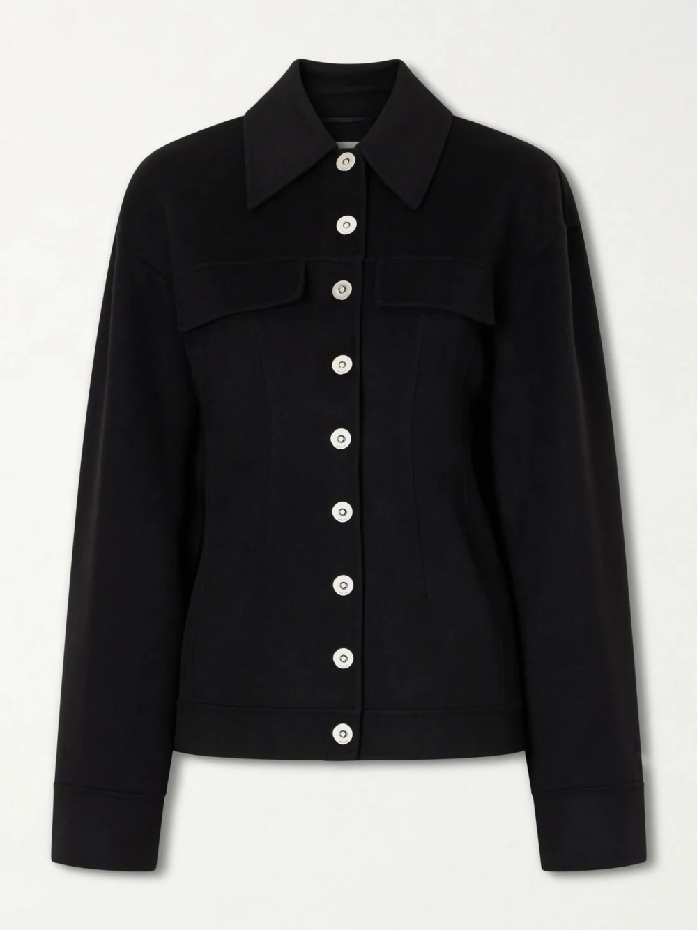 Sportmax Arena Wool Coat in black