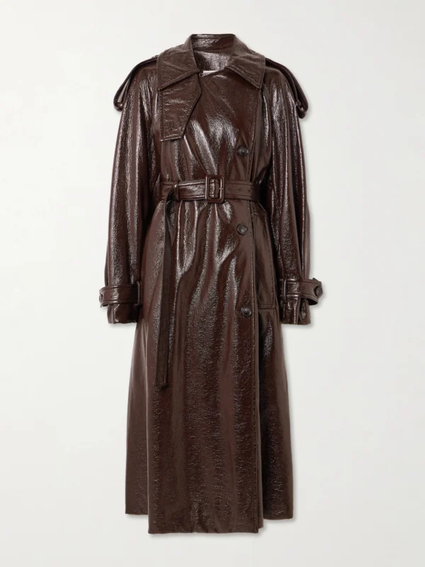 Sportmax Bairo Coated-cotton Trench Coat