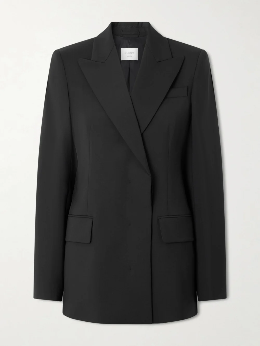 Sportmax Spxfate Wool Blazer in black