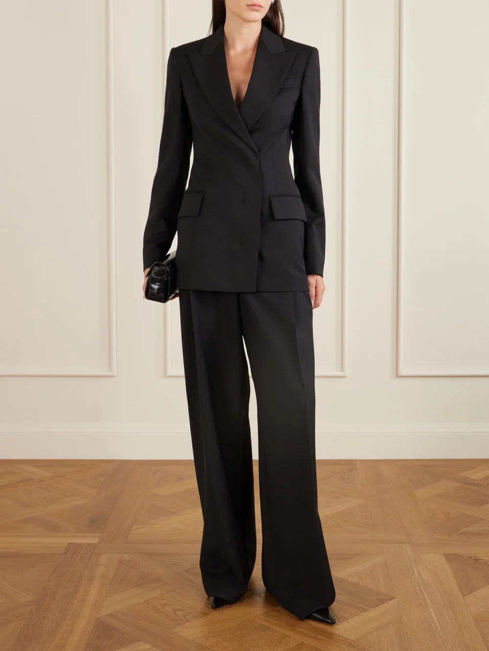 Sportmax Spxfate Wool Blazer, worn by a model