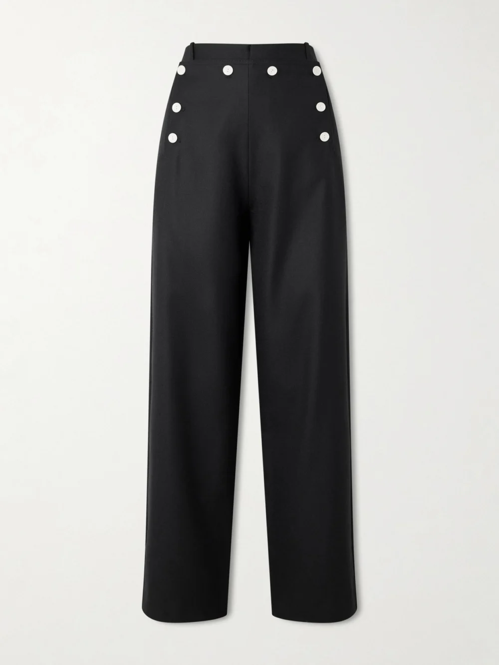 S.S. Daley Sailor Wool Straight-leg Pants in black