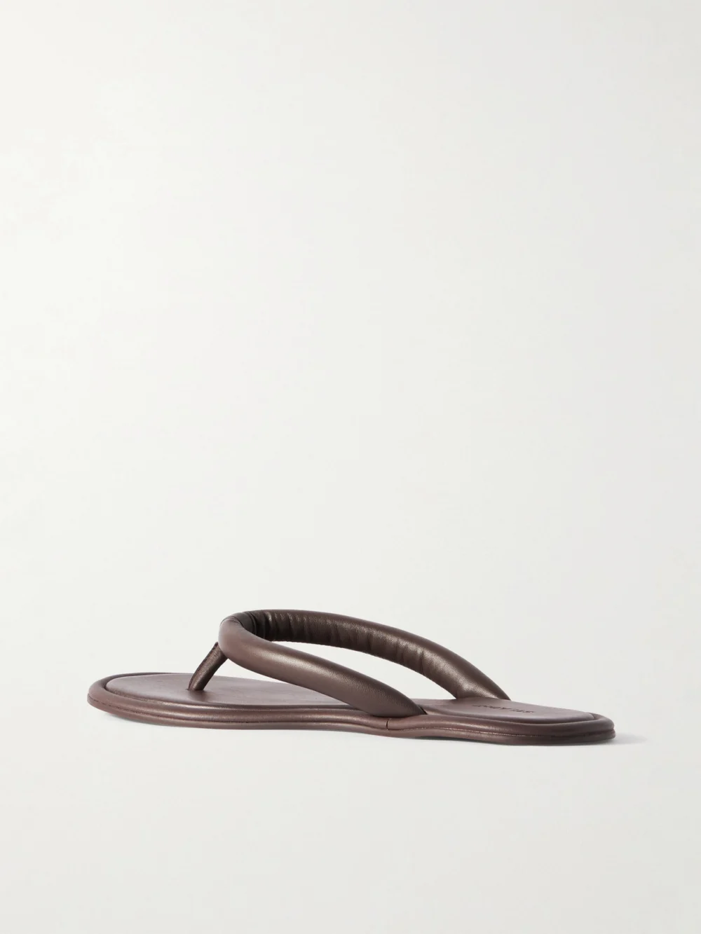 Back view of the St. Agni Sumi Padded Leather Flip Flops
