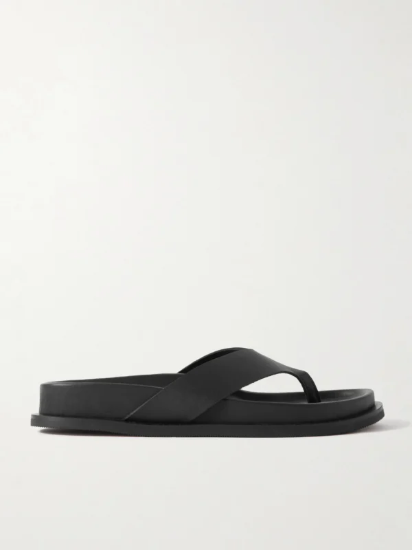 St. Agni Thong Leather Flip Flops