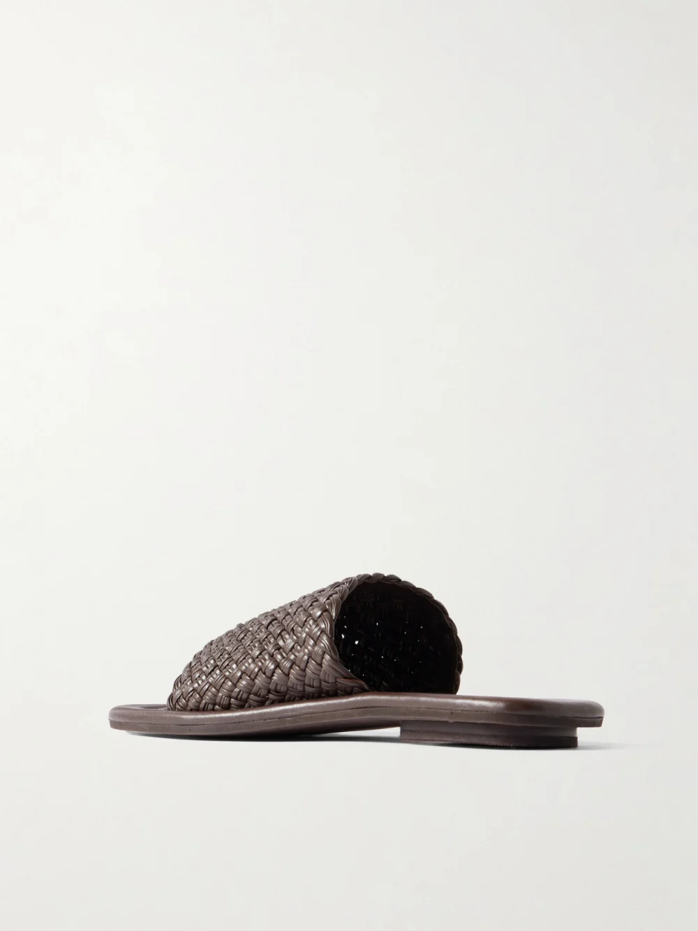 Back view of the St. Agni Woven Leather Sandals
