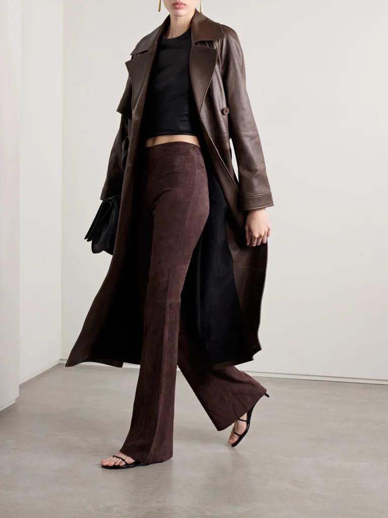 Stouls Gégé Suede Flared Pants