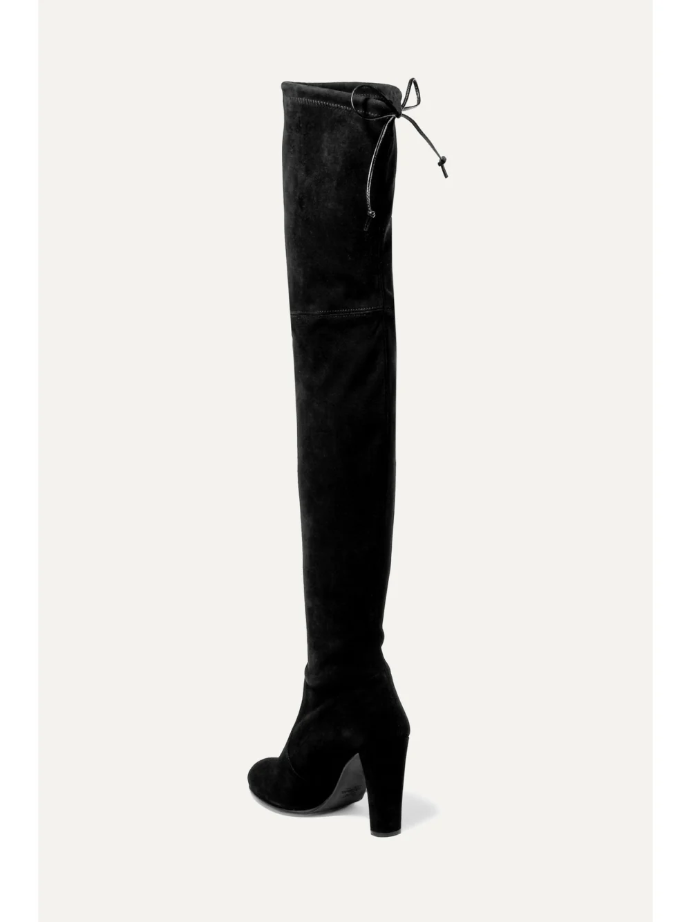 Back view of the Stuart Weitzman Highland Stretch-suede Over-the-knee Boots