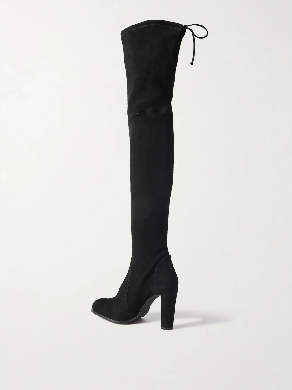 Back view of the Stuart Weitzman Highland Suede Over-the-knee Boots