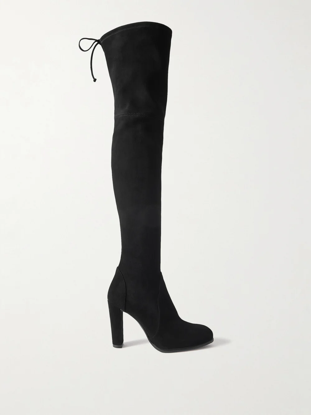 Stuart Weitzman Highland Suede Over-the-knee Boots in black