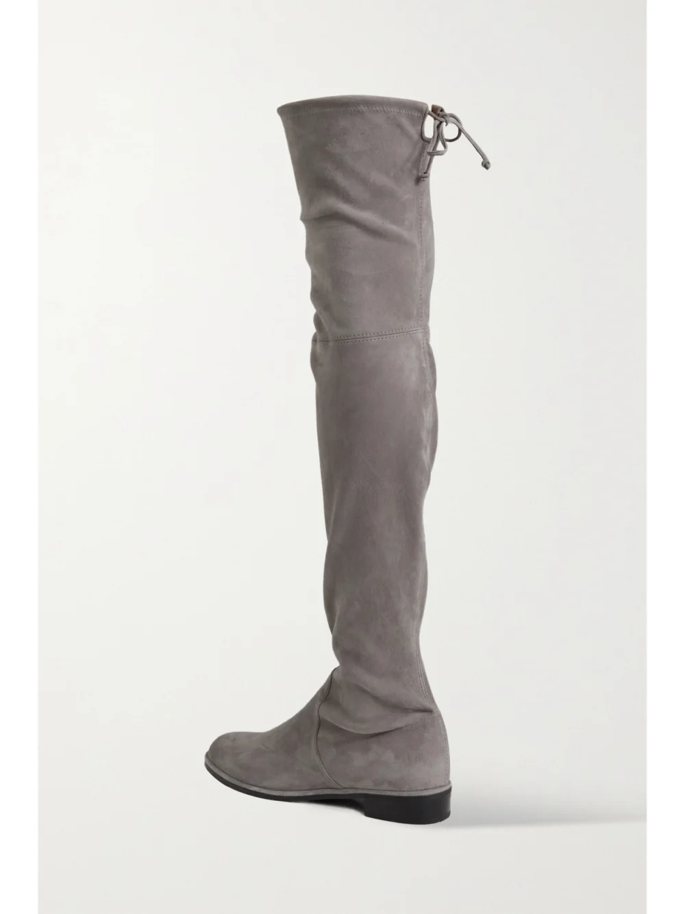 Back view of the Stuart Weitzman Lowland Suede Over-the-knee Boots