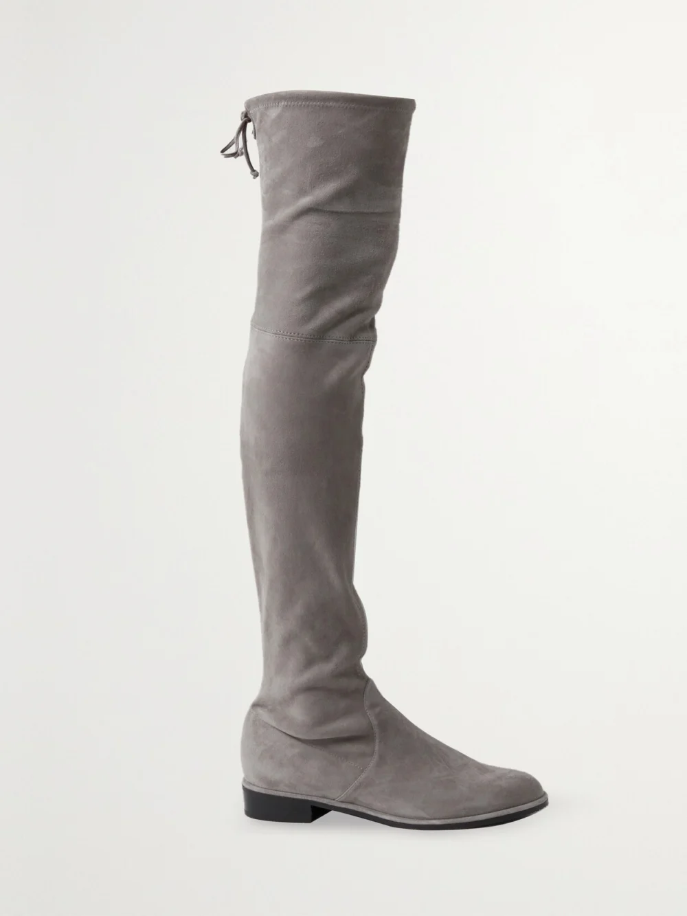Stuart Weitzman Lowland Suede Over-the-knee Boots in neutral