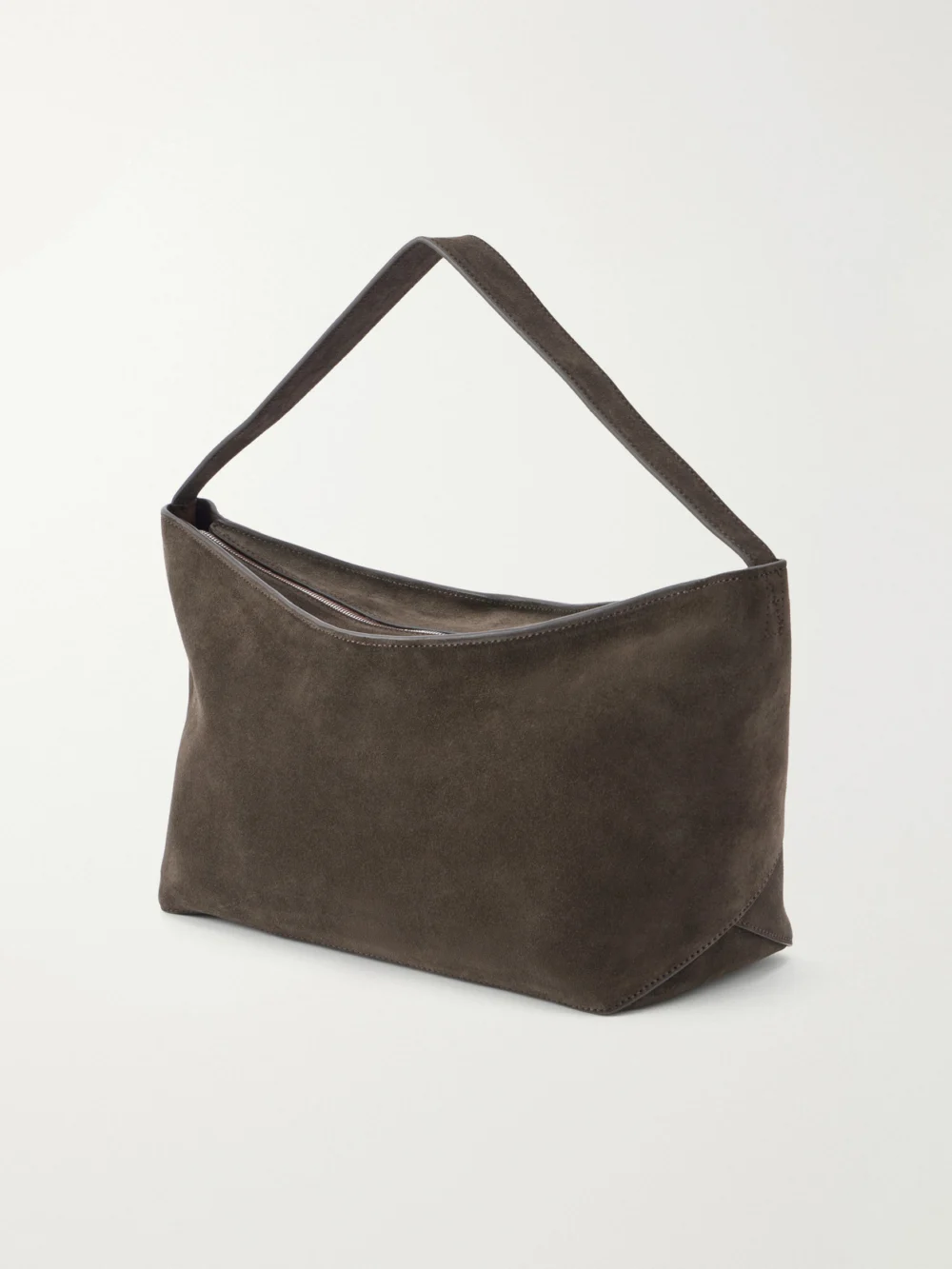 Back view of the Studio Nicholson Hagu Suede Shoulder Bag