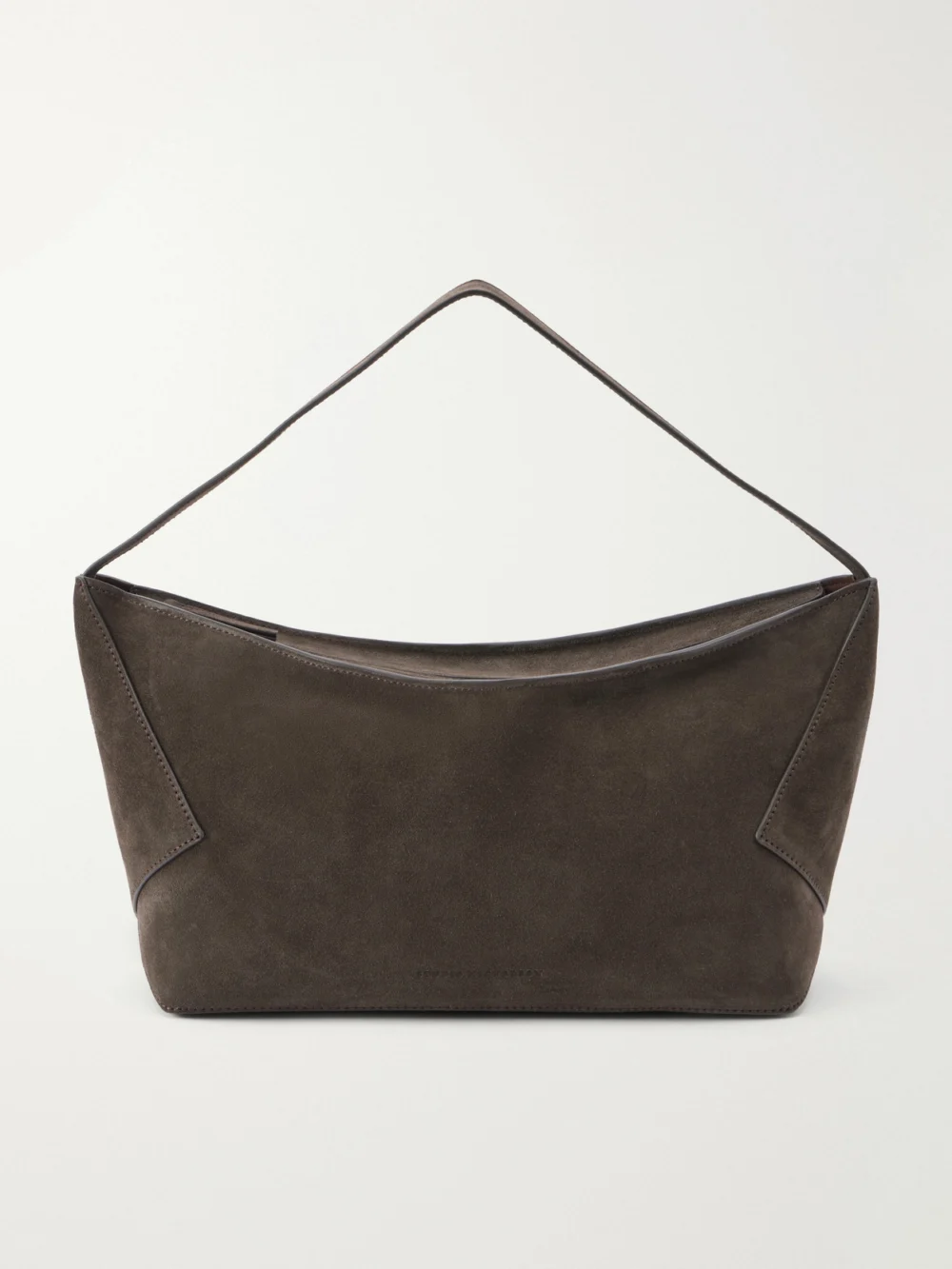 Studio Nicholson Hagu Suede Shoulder Bag in brown