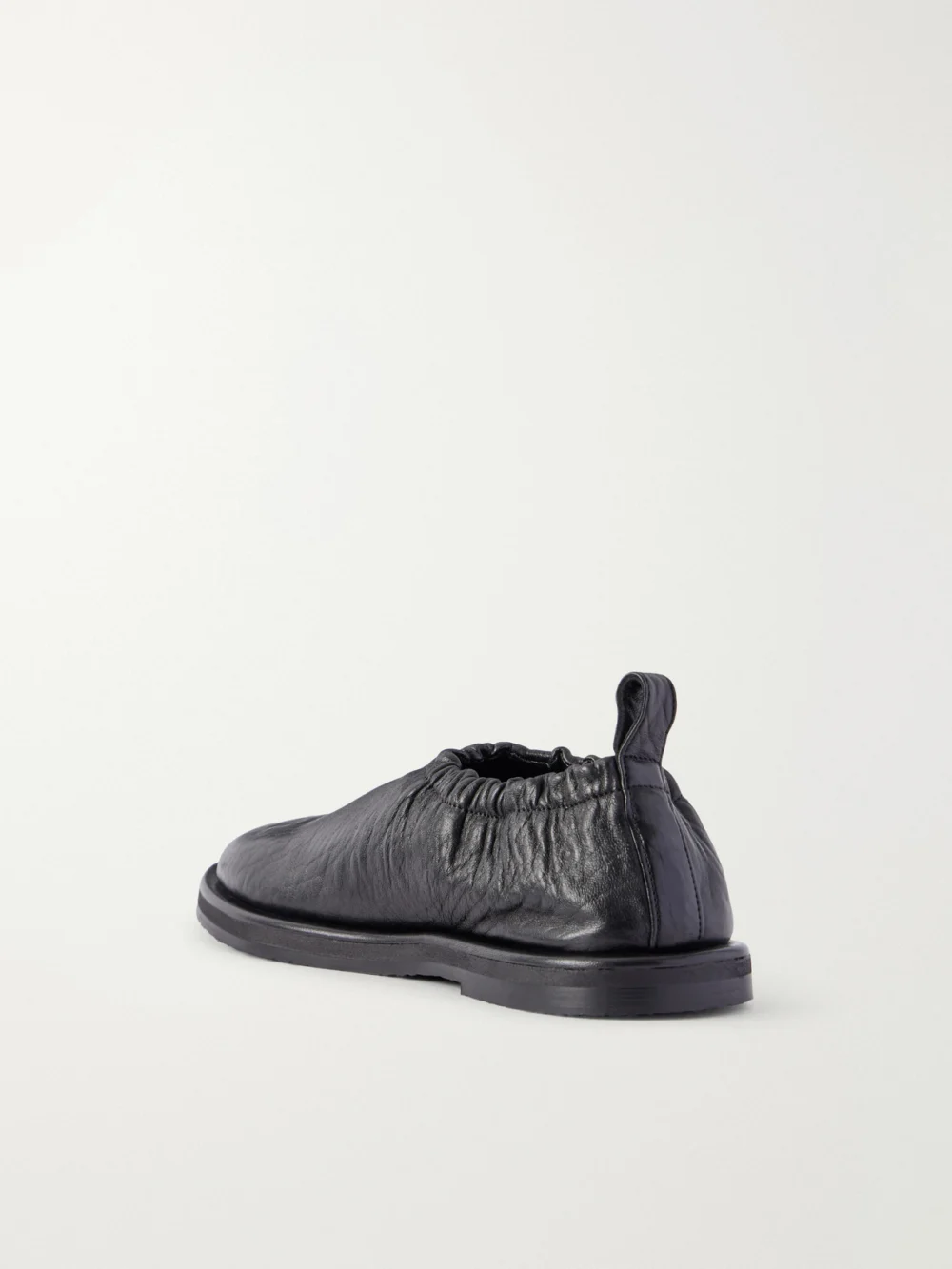 Back view of the Studio Nicholson Korine Crinkled Leather Loafers