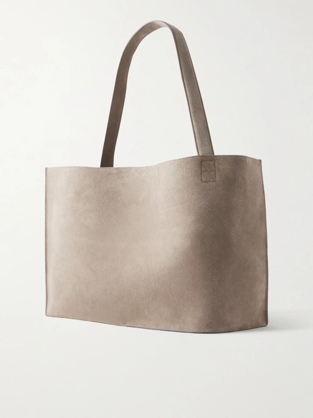 Back view of the Studio Nicholson The Reflection Suede Tote