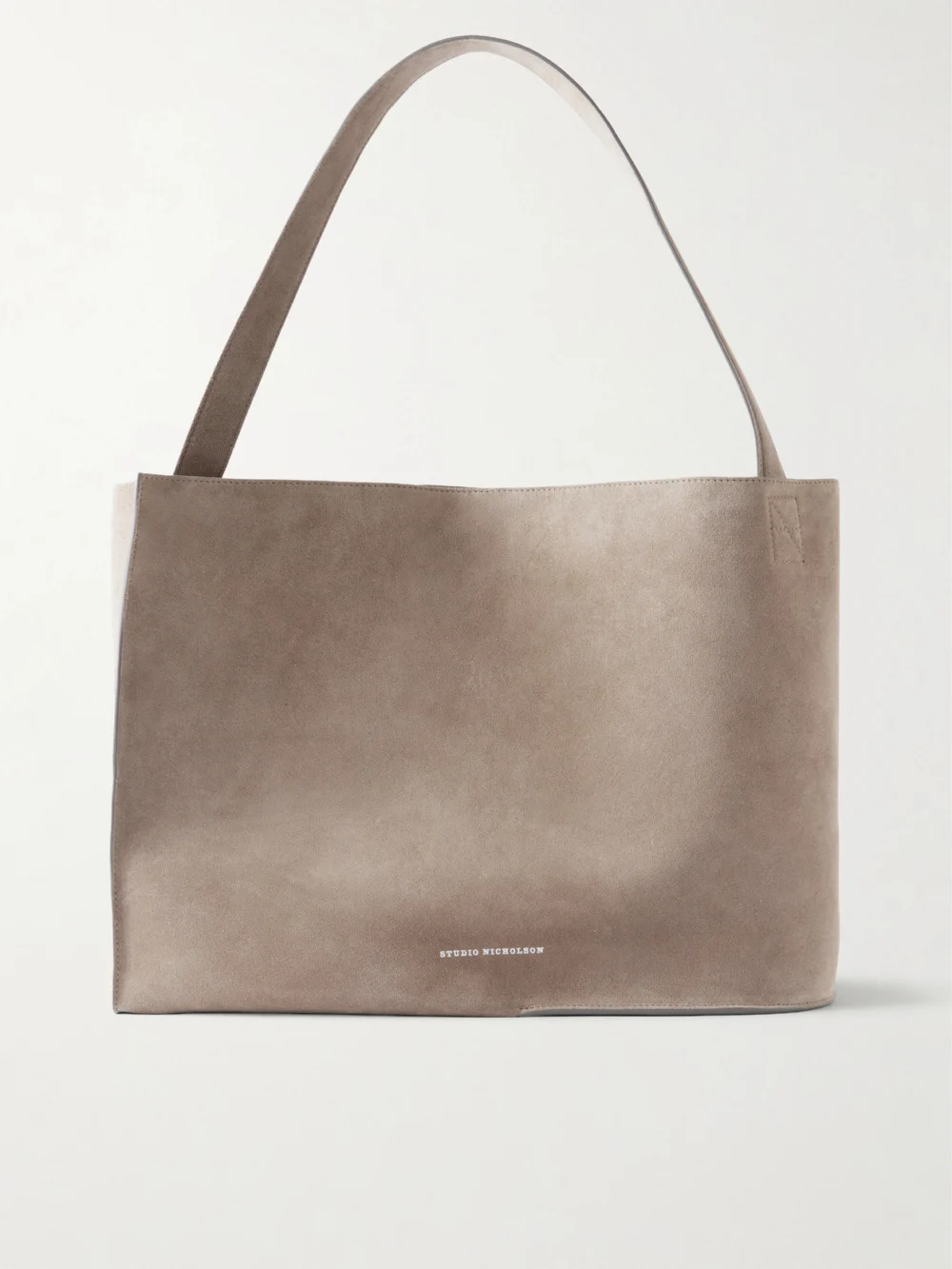 Studio Nicholson The Reflection Suede Tote in beige