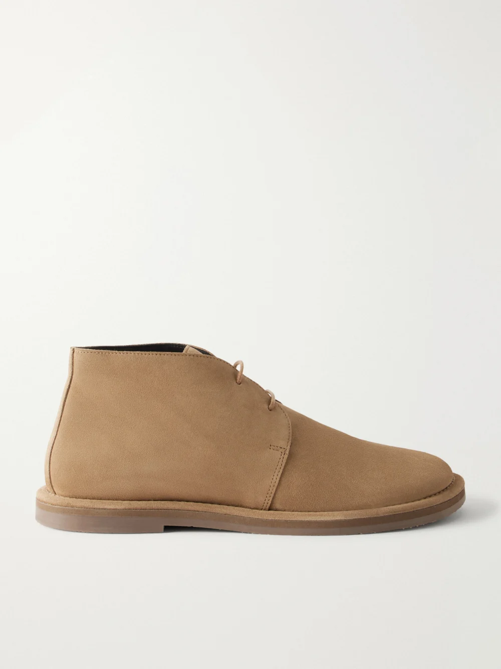 Studio Nicholson Woodrow Suede Ankle Boots in taupe