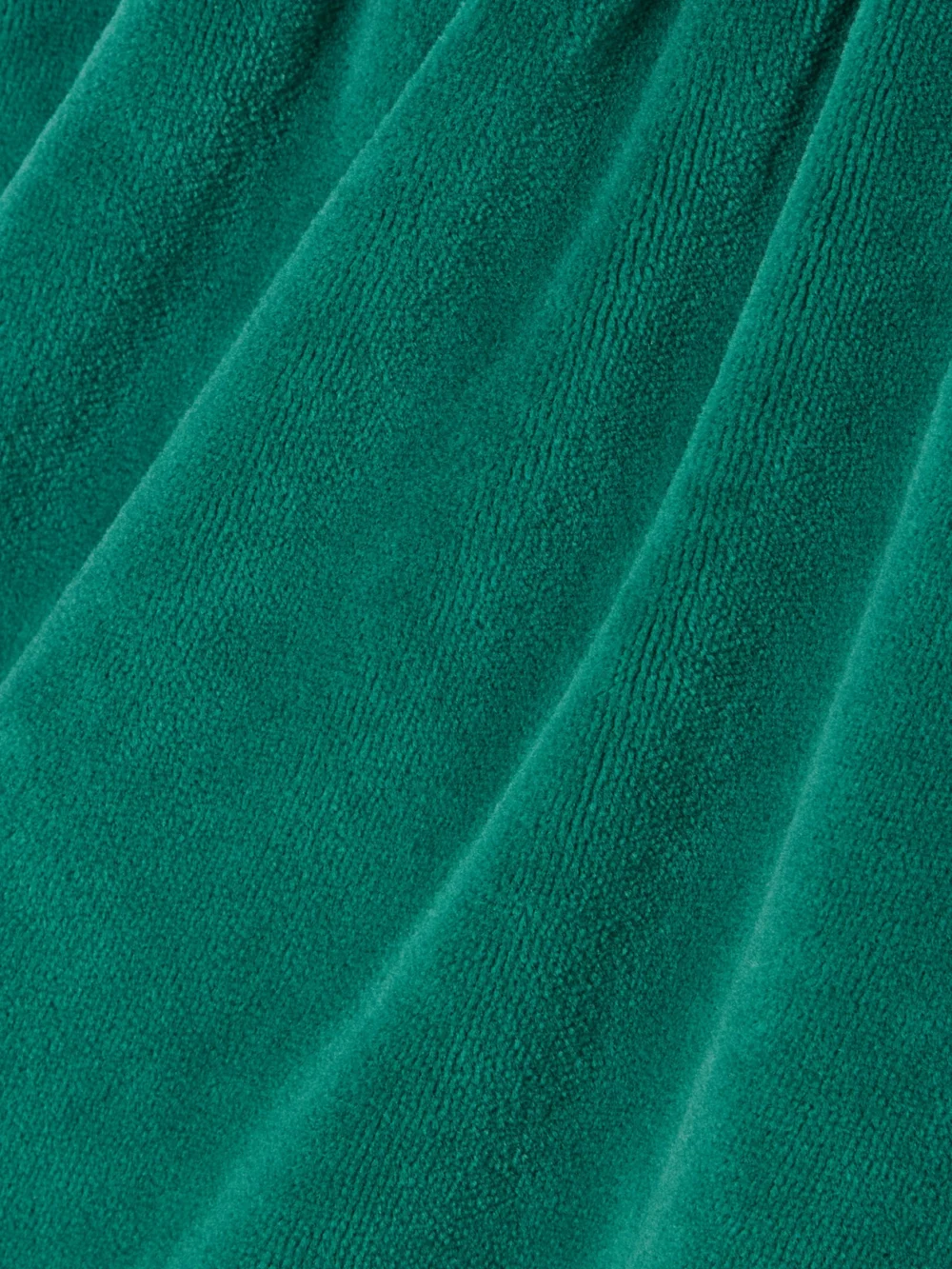 Close-up detail of the Suzie Kondi Cotton-blend Velour Shorts
