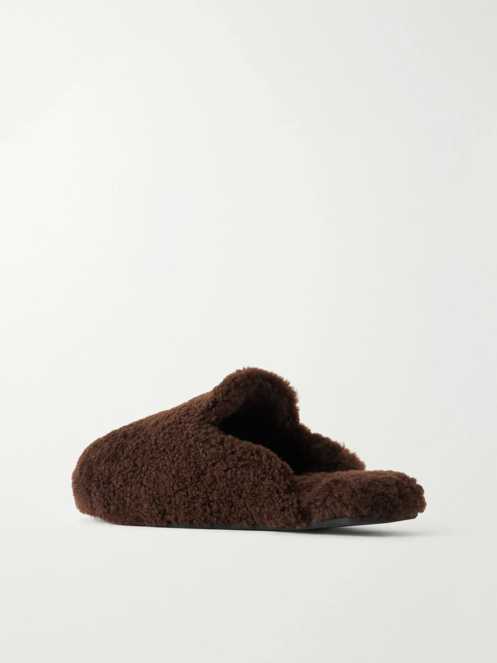 Back view of the Tekla Shearling Slippers