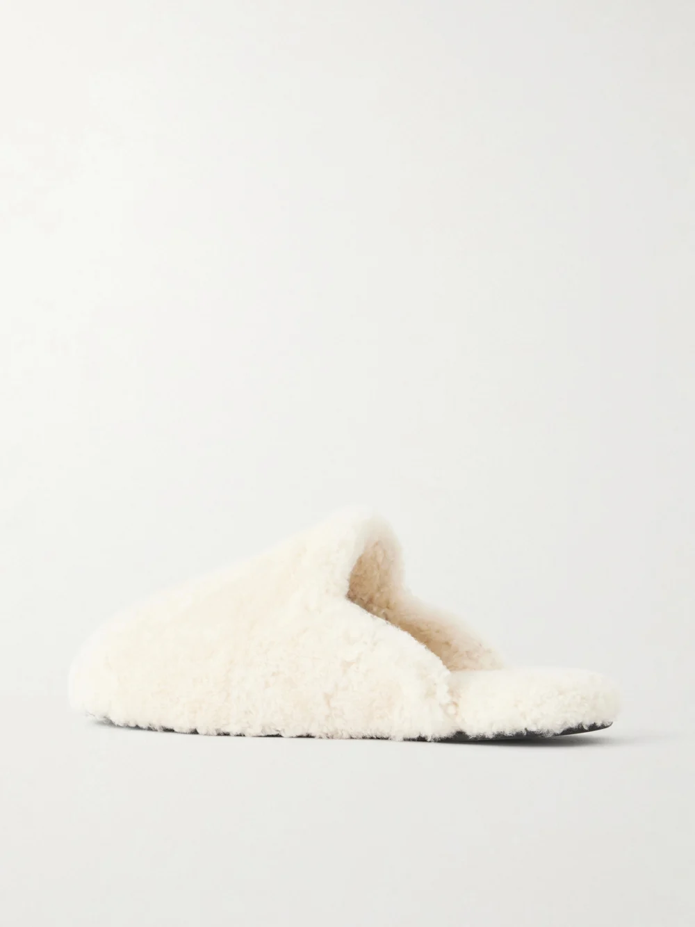 Back view of the Tekla Shearling Slippers