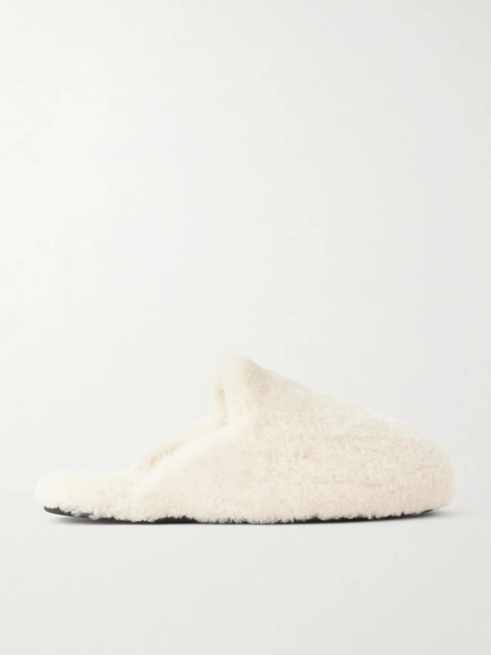 Tekla Shearling Slippers in cream