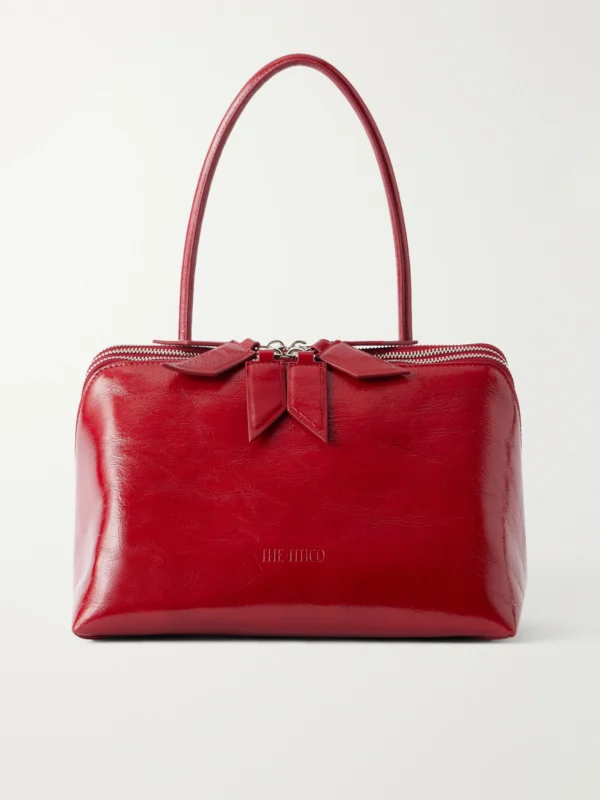 The Attico L'altra Di Milano Textured-leather Shoulder Bag