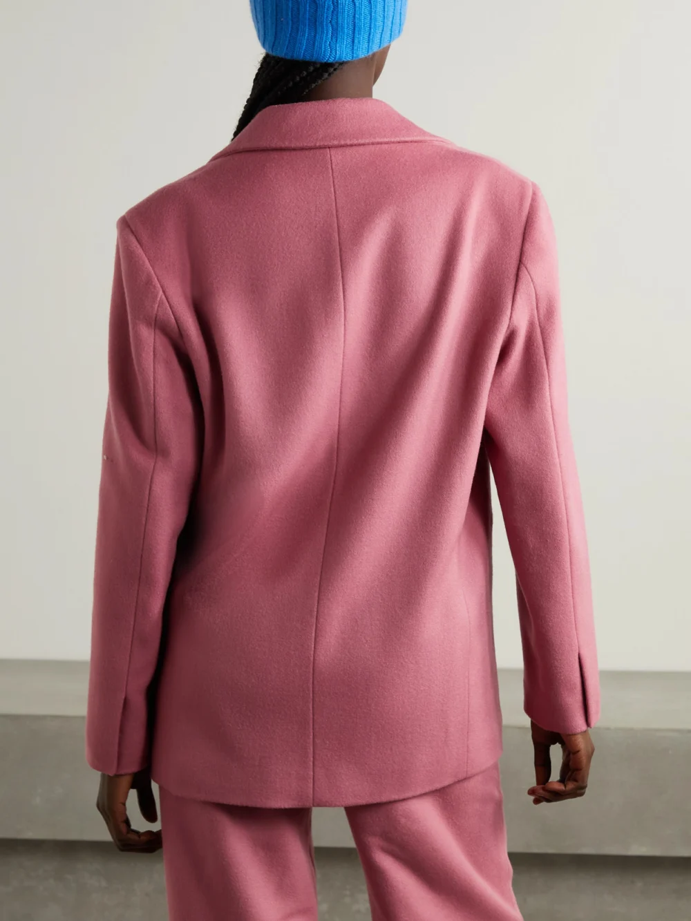 Back view of The Elder Statesman Cashmere and Wool-blend Blazer
