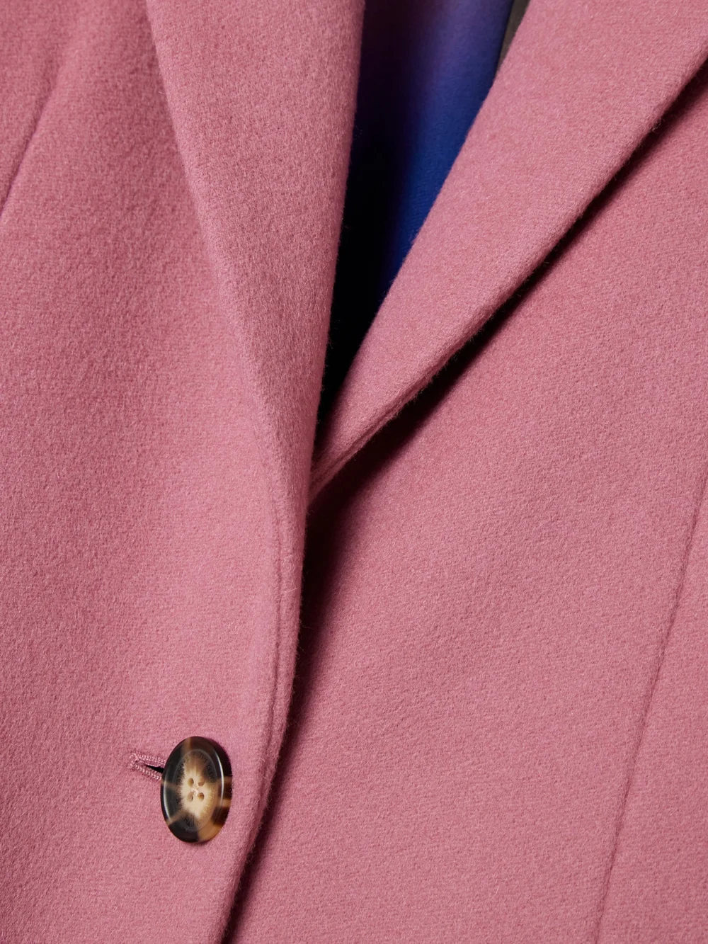 Close-up detail of The Elder Statesman Cashmere and Wool-blend Blazer