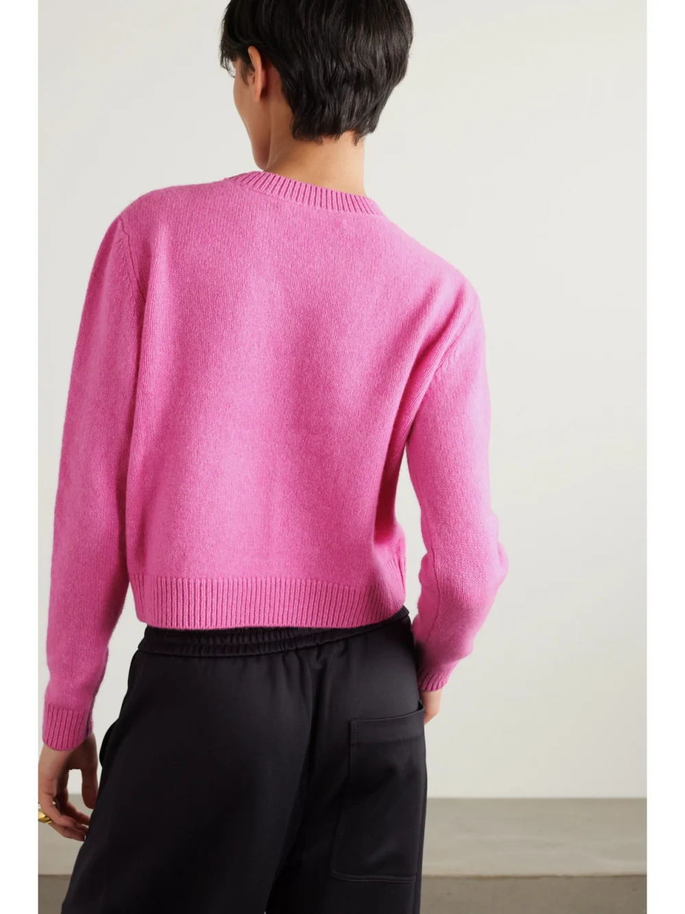 Back view of The Elder Statesman Cashmere Sweater