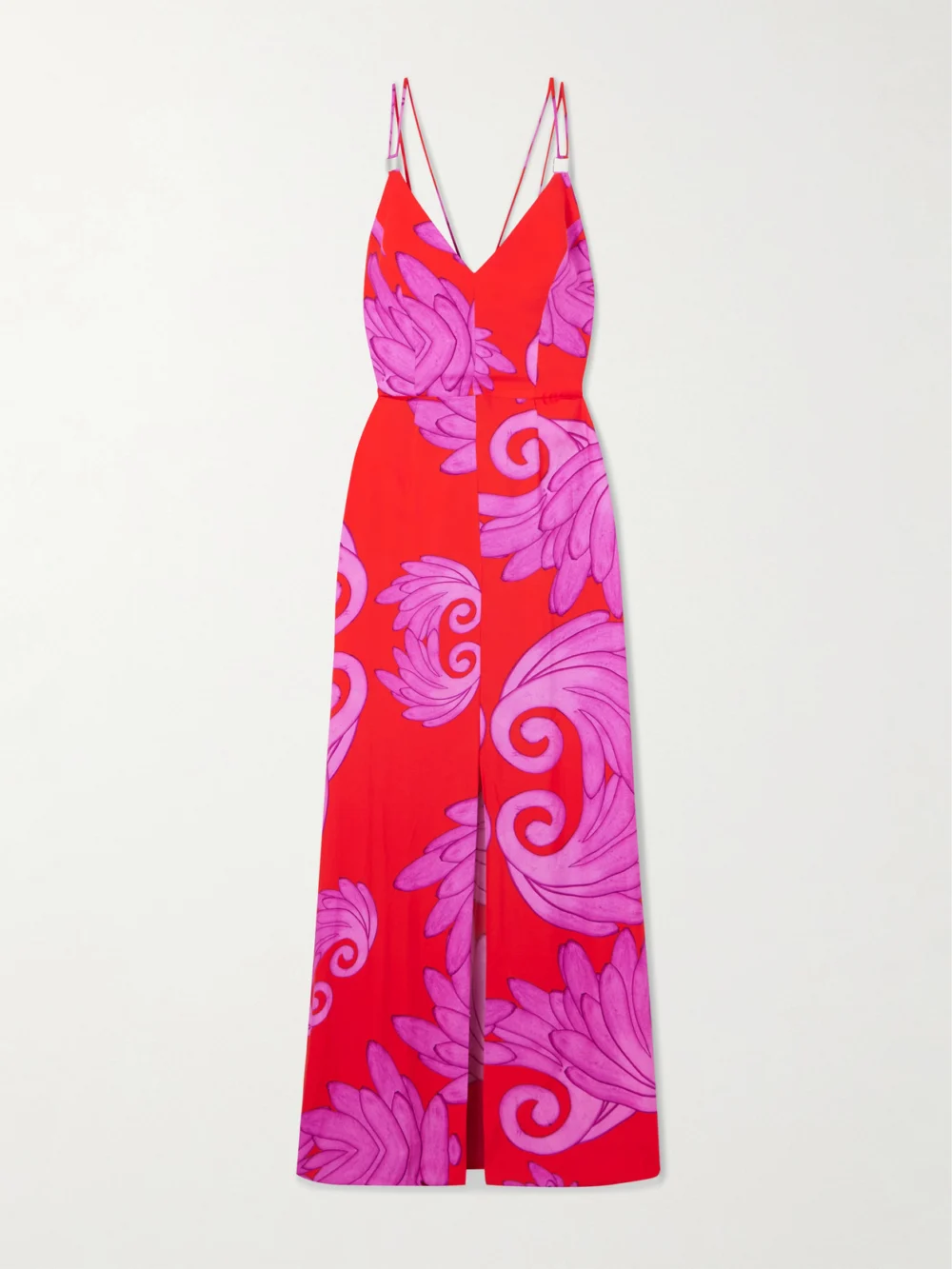 Themis Z Lydia Printed Jersey Maxi Dress in pink