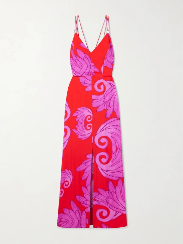 Themis Z Lydia Printed Jersey Maxi Dress