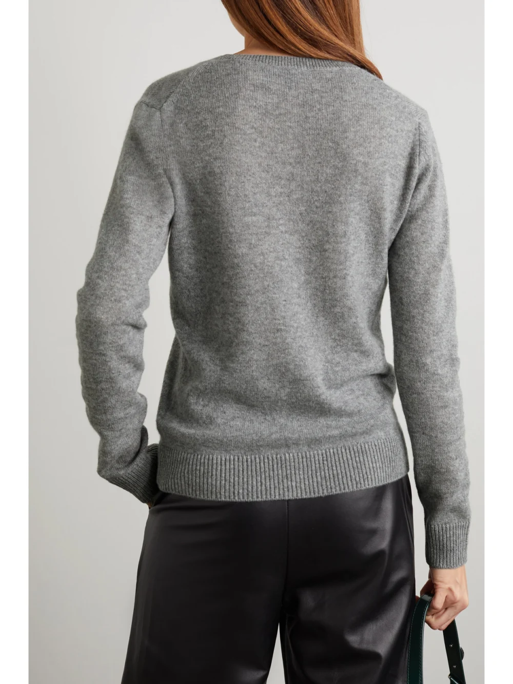 Back view of the Theory Cashmere Sweater
