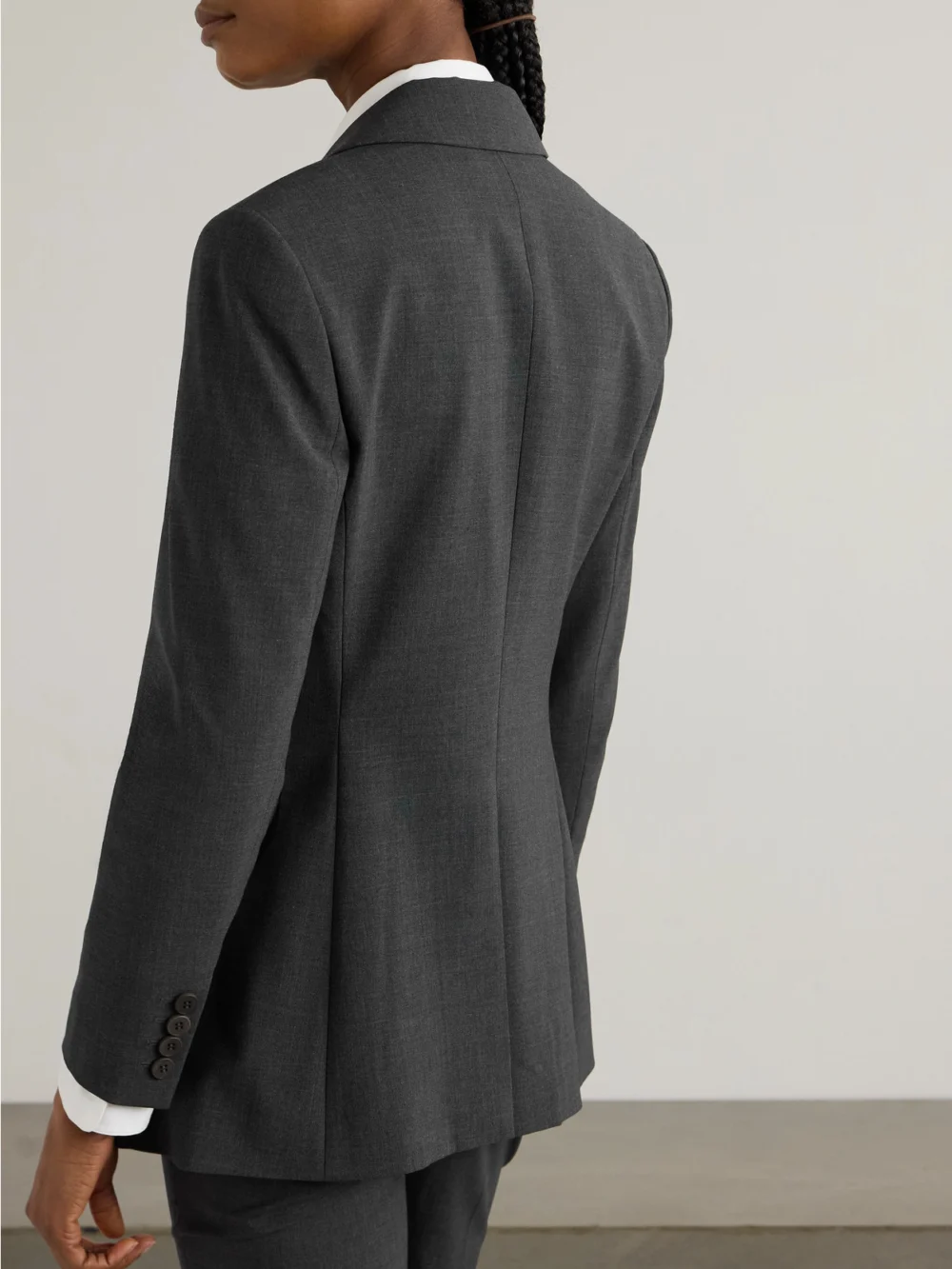 Back view of the Theory Etiennette Wool-blend Blazer