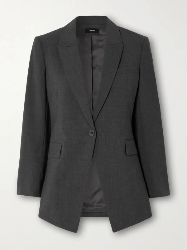 Theory Etiennette Wool-blend Blazer