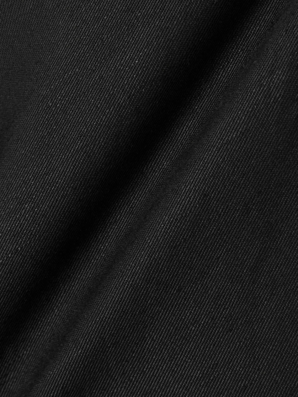 Close-up detail of the Theory Linen-blend Twill Maxi Skirt