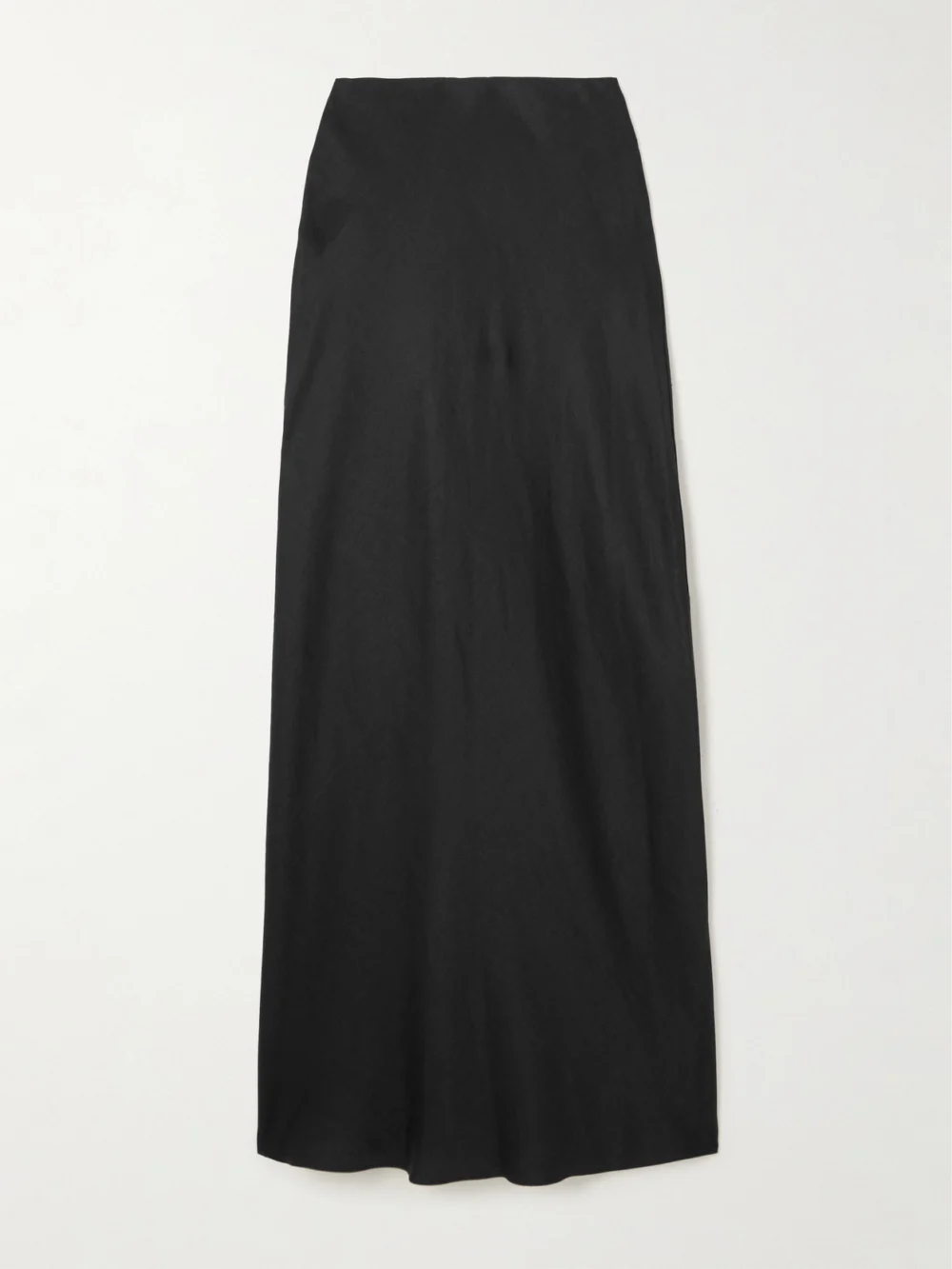 Theory Linen-blend Twill Maxi Skirt in black